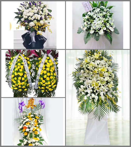 福建龙岩武平县中赤乡白事花篮预定