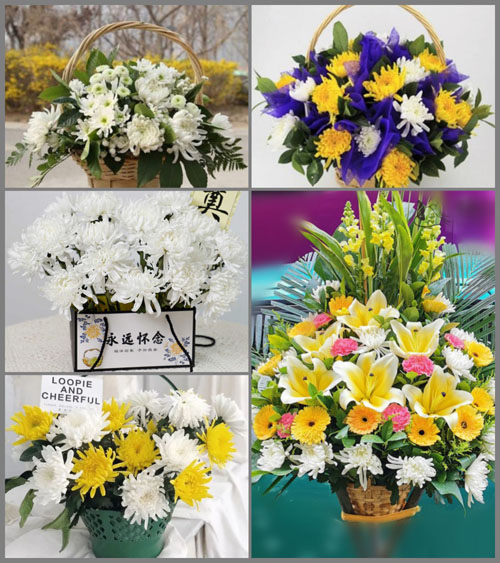 福建龙岩武平县中赤乡白事提篮配送